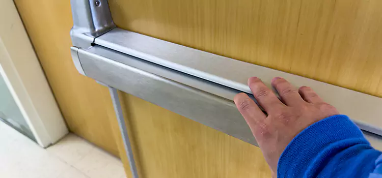 Installing a Push Bar on a Door Bryant